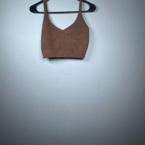 Mocha Fuzzy 3 Piece Ensemble Legging - Picture 6 of 7